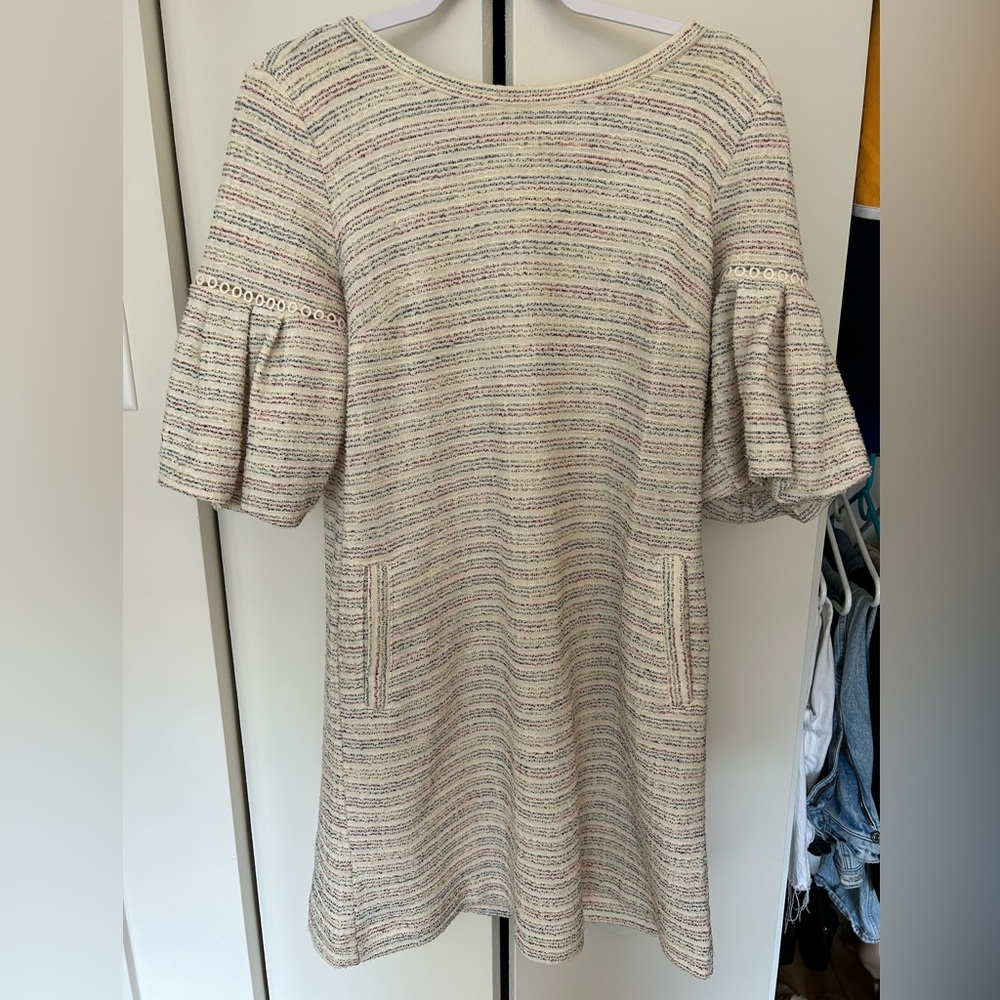 Loft Puff Sleeve Work Dress